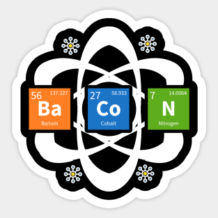 The Chemistry Of Bacon Sticker